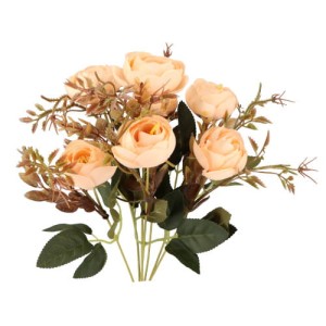 Bukiet sztucznych kwiatów KAMELIA 33 cm ASC20547-mix 6 kolorów – zdjęcie 9