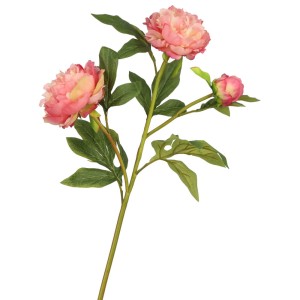 Kwiat sztuczny PIWONIA gałązka 75 cm ASC20585 KOLORY