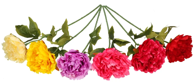 Kwiat sztuczny Piwonia chińska 50 cm AST23270 – zdjęcie 4