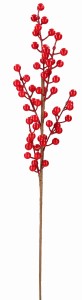 Gałązka sztuczna świąteczna GŁÓG 62 CM AST23039
