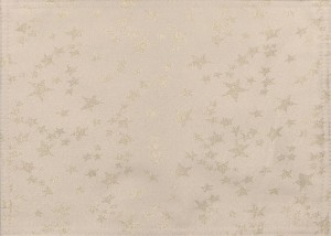 Mata tekstylna na stół z motywem gwiazdek 30x45 cm ASC23103