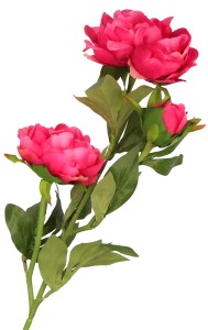Kwiat sztuczny Piwonia gałązka 82 cm ASC23316