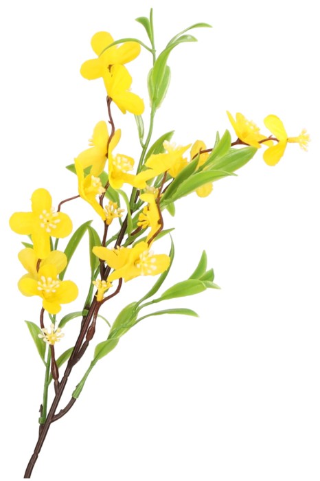 Kwiat sztuczny Forsycja gałązka 45 cm ASC23420