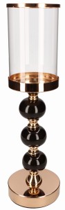 Świecznik szklany glamour 40cm AST232302