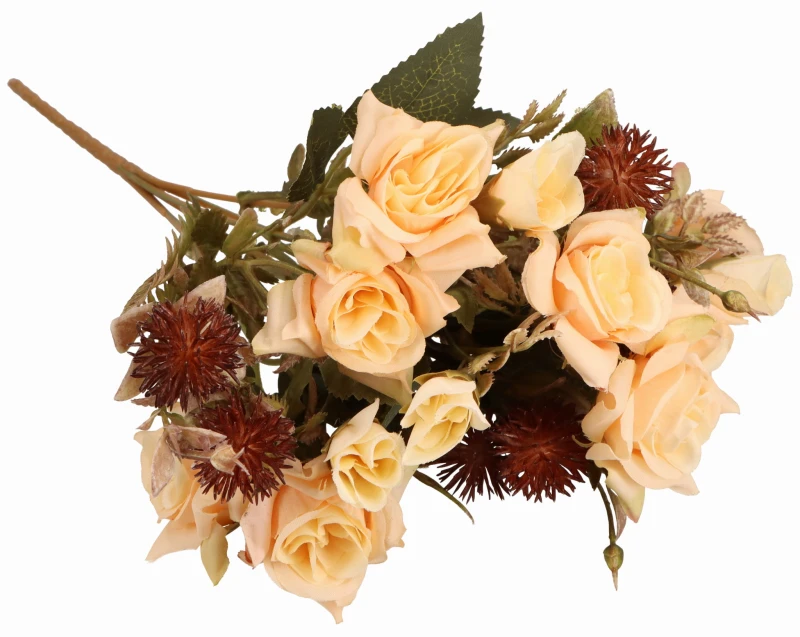 Bukiet sztucznych kwiatów Róża 35cm ASC24592-6 – zdjęcie 3