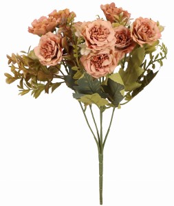 Bukiet sztucznych kwiatów Róża 30cm ASC24593-1