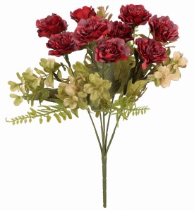 Bukiet sztucznych kwiatów Róża 30cm ASC24593-2