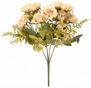 Bukiet sztucznych kwiatów Róża 30cm ASC24593-4