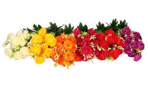 Kwiat sztuczny bukiet 50cm ASC240426-MIX – zdjęcie 3
