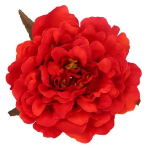 Kwiat sztuczny wyrobowy Piwonia czerwona śr.16cm ASC21831-38