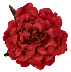 Kwiat sztuczny wyrobowy Piwonia bordowa śr.16cm ASC21831-41