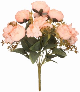 Piwonia bukiet 42cm ASC24754-mix 4 kolorów