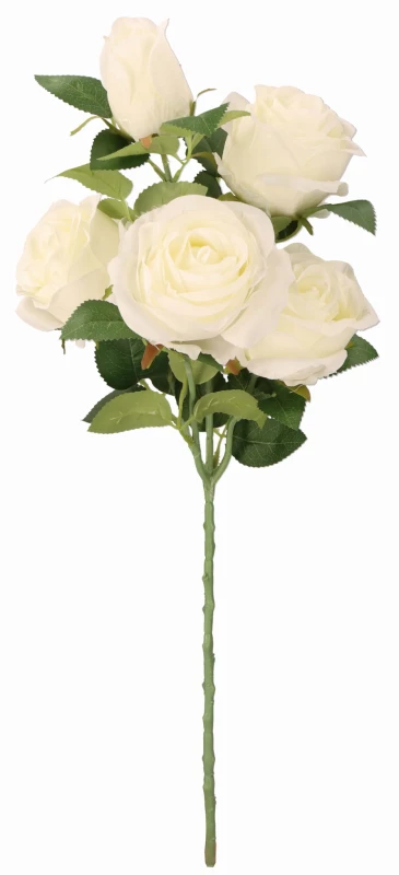 Kwiat sztuczny Róża gałązka 58cm ASC24710-MIX