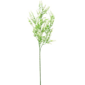 Gałązka ozdobna biała 70cm ASC19603-2