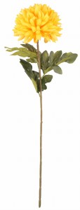 Kwiat sztuczny Chryzantema żółta 75cm ASC21837-15 – zdjęcie 2