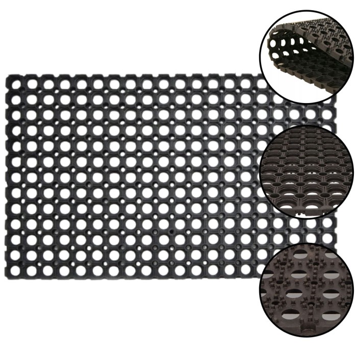 Wycieraczka gumowa ażurowa 50x80 ASC23043
