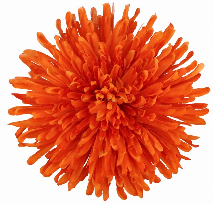 Kwiat sztuczny wyrobowy CHRYZANTEMA  pomarańczowa śr.20cm ASC240538-47