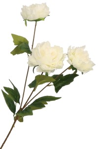 Kwiat sztuczny PIWONIA gałązka 70cm ASC23300-1