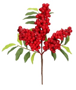 Gałązka ozdobna świąteczna 25cm ASC240019