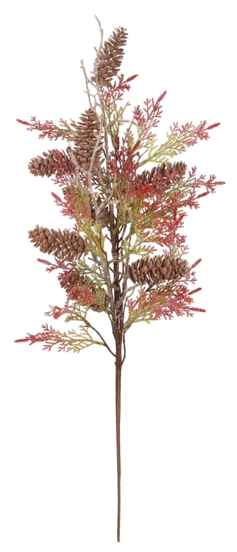 Gałązka ozdobna świąteczna 80cm ASC240002