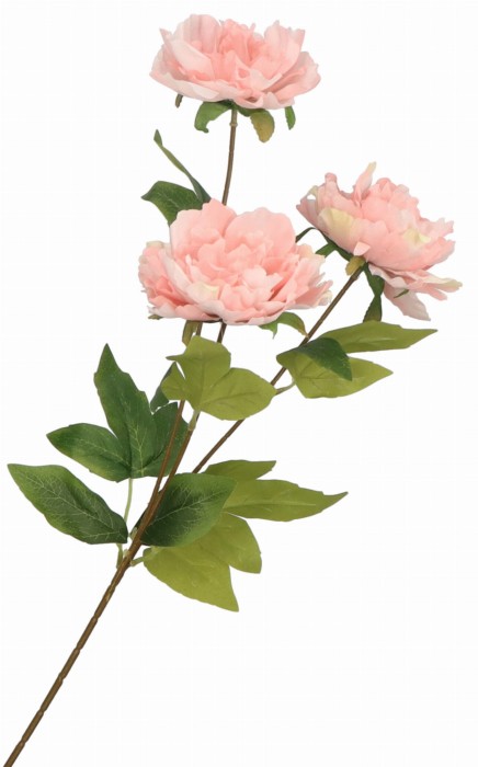 Kwiat sztuczny PIWONIA gałązka 70cm ASC23300-4
