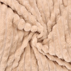 Koc kostka beżowy 200x220cm ASC240483-6 – zdjęcie 3