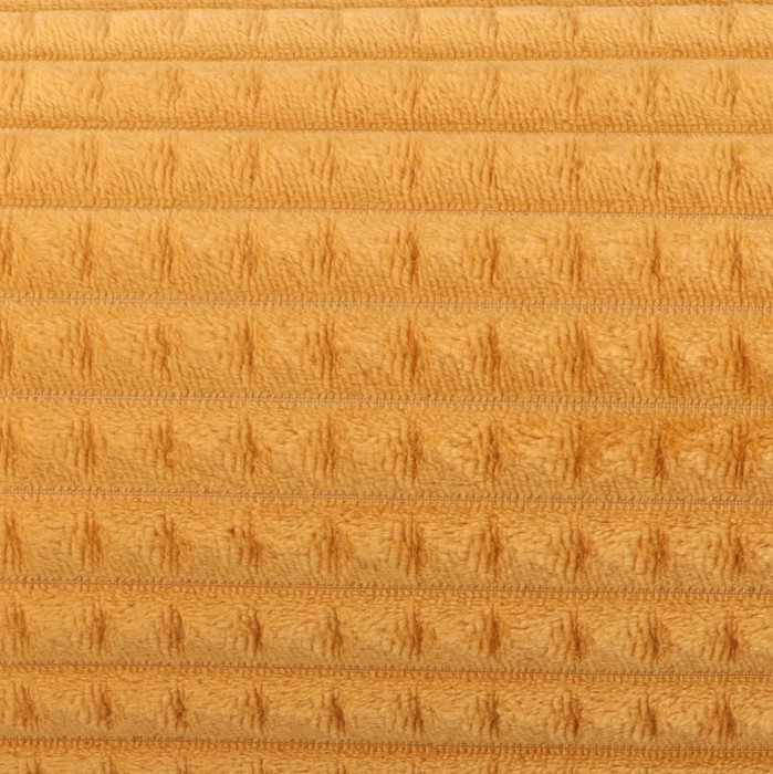 Koc tłoczony musztardowy 160x200 ASC240482-1 – zdjęcie 2