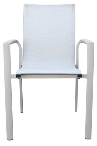 Krzesło ogrodowe BEŻ Szer.56cm Gł..65cm Wys.88,5cm 3587-BE – zdjęcie 2