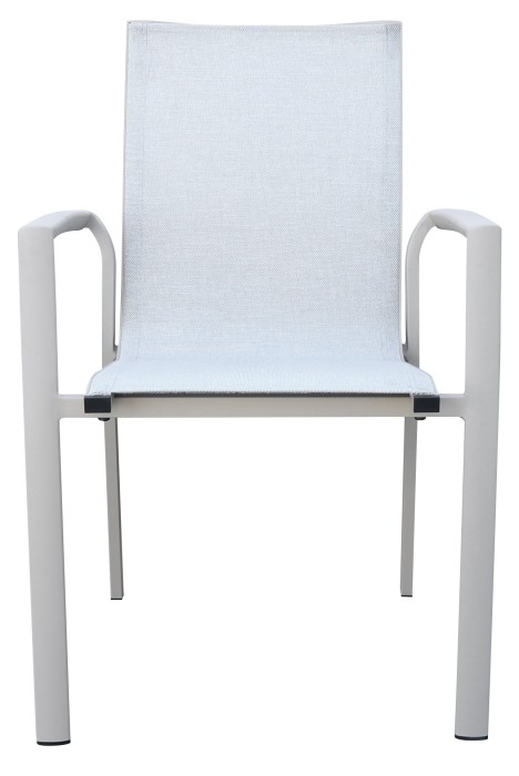 Krzesło ogrodowe BEŻ Szer.56cm Gł..65cm Wys.88,5cm 3587-BE – zdjęcie 2