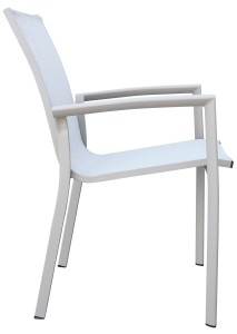 Krzesło ogrodowe BEŻ Szer.56cm Gł..65cm Wys.88,5cm 3587-BE – zdjęcie 3