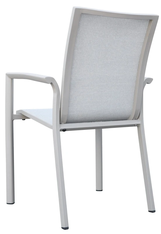 Krzesło ogrodowe BEŻ Szer.56cm Gł..65cm Wys.88,5cm 3587-BE – zdjęcie 5