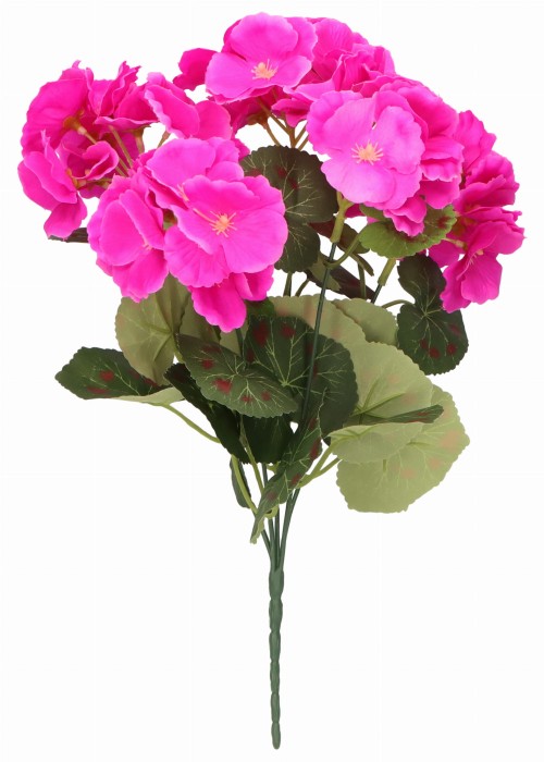 Bukiet sztucznych kwiatów Pelargonia 32cm ASC240850-MIX – zdjęcie 2