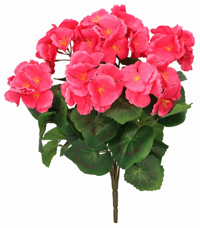 Bukiet sztucznych kwiatów Pelargonia 37cm  ASC240851-MIX – zdjęcie 3
