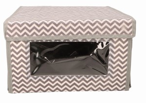 Organizer zamykany z okienkiem do szafy garderoby 34x29x18cm ASC19407-6 – zdjęcie 3