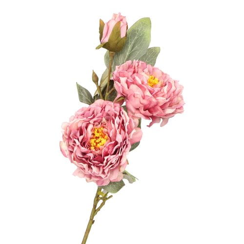 Kwiat sztuczny PIWONIA gałązka 57cm ASC25299-mix 8 kolorów