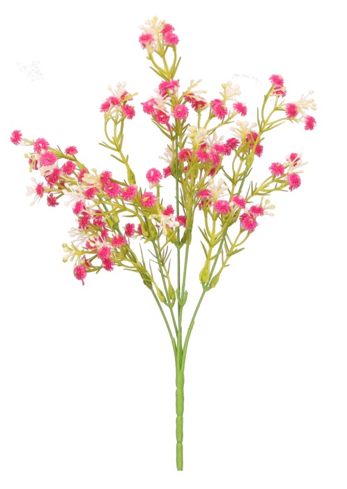Roślina sztuczna gipsówka różowa bukiet 35cm AST23021-6
