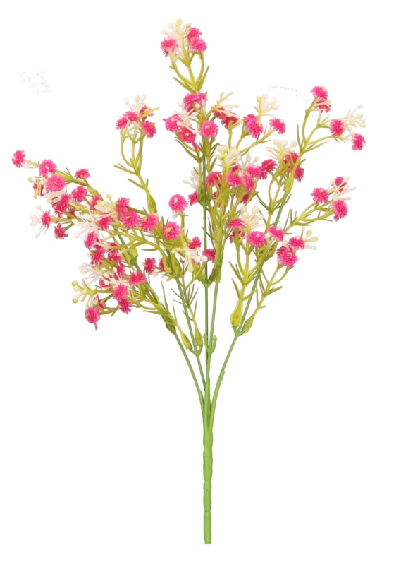Roślina sztuczna gipsówka różowa bukiet 35cm AST23021-6