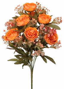 Bukiet sztucznych kwiatów Piwonia 40cm ASC26205-mix 6 kolorów