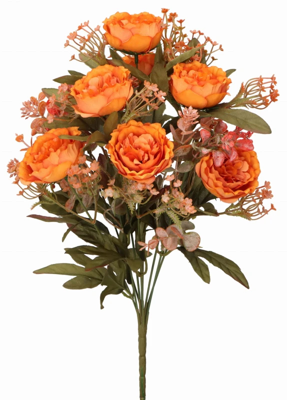 Bukiet sztucznych kwiatów Piwonia 40cm ASC26205-mix 6 kolorów