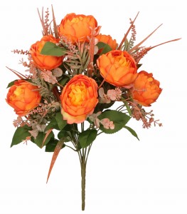 Bukiet sztucznych kwiatów Piwonia 45cm ASC26200-mix 6 kolorów