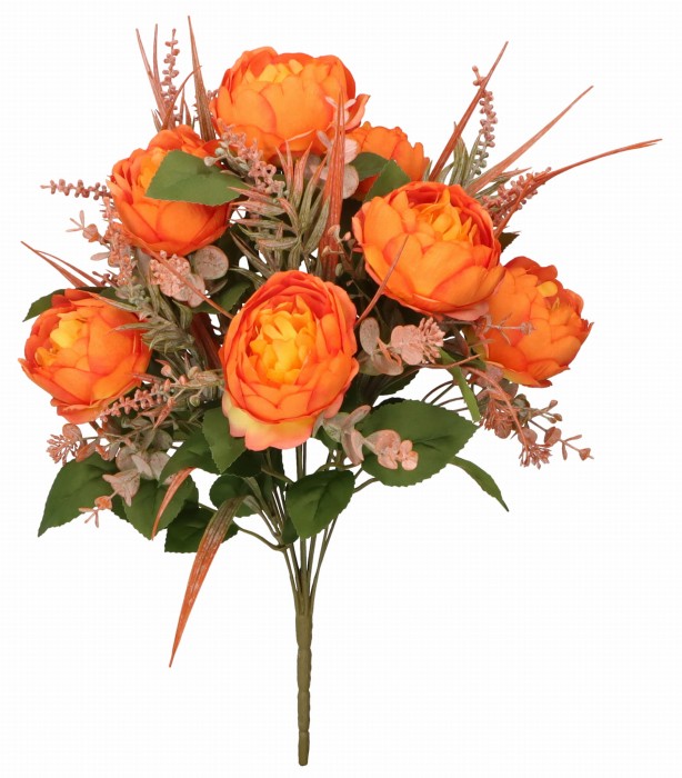Bukiet sztucznych kwiatów Piwonia 45cm ASC26200-mix 6 kolorów