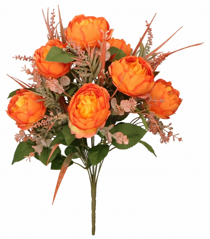 Bukiet sztucznych kwiatów Piwonia 45cm ASC26200-mix 6 kolorów