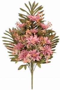 Bukiet sztucznych kwiatów typu 'leżak' Dalia 55cm ASC26208-mix 6 kolorów