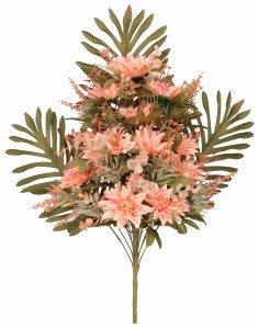 Bukiet sztucznych kwiatów typu 'leżak' Dalia 55cm ASC26208-mix 6 kolorów – zdjęcie 5