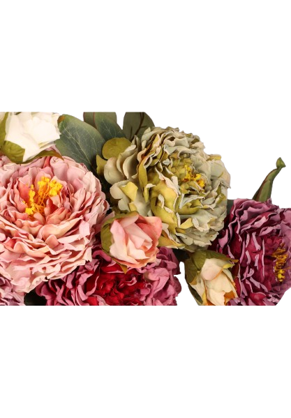 Kwiat sztuczny PIWONIA gałązka 66cm ASC25301-mix 8 kolorów – zdjęcie 5
