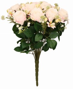 Róża bukiet 46cm ASC27205-mix 4 kolorów – zdjęcie 4