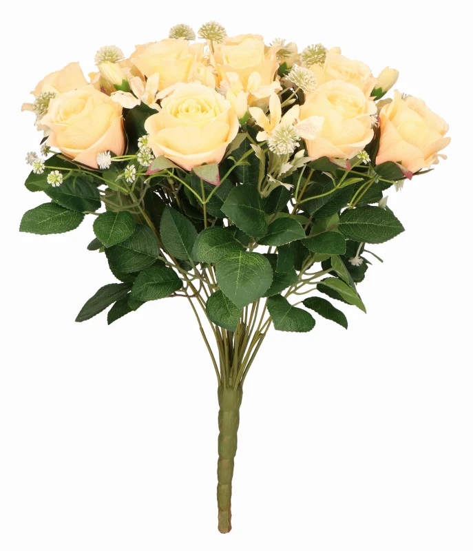 Róża bukiet 46cm ASC27205-mix 4 kolorów – zdjęcie 5