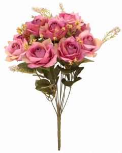 Róża bukiet 44cm ASC240080-mix 4 kolorów