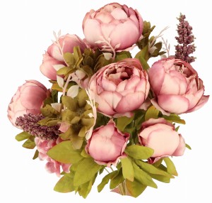 Piwonia bukiet 49cm ASC24741-mix 5 kolorów – zdjęcie 6