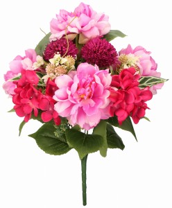 Bukiet piwonia/hortensja/cynia 50cm ASC25541-mix 6 kolorów